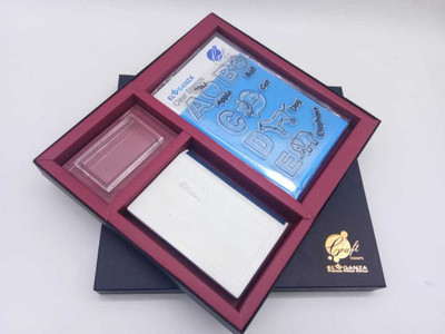 

ELEGANZA Clear A-Z Alphabets Rubber stamp craft Kit Size 104 mm x 150 mm