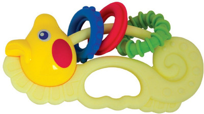 

MeeMee Easy Grip Teether Rattle(Pack of 2, Green) Rattle(Green)