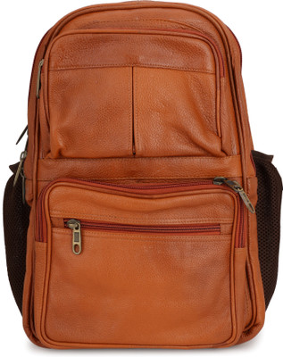 

U Carry Me Leather Backpack for Men and Women Waterproof Backpack(Brown, 30 inch)
