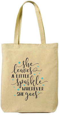 

Hamee Sparkle (Nursery/Play School) Multipurpose Bag(White, 15 L)