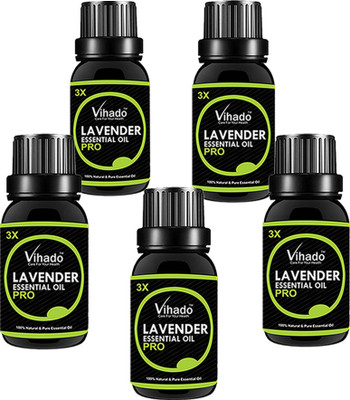 

VIHADO Lavender & Cedarwood Hair Oil 3X PRO (10 ML) (Pack of 5)(10 ml)