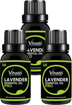 

VIHADO Lavender Pure Essential Oil 3X PRO (10 ML) (Pack of 3)(10 ml)