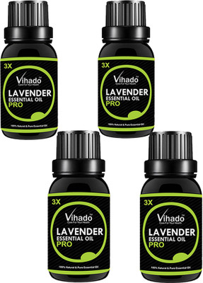 

VIHADO Lavender Pure Essential Oil 3X PRO (15 ML) (Pack of 4)(15 ml)
