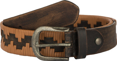 

FRONC Men Casual Multicolor Genuine Leather Belt, Brown