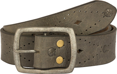 

FRONC Men Casual Grey Genuine Leather Belt, Brown