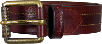 

Honey Badger Men & Women Casual Brown Genuine Leather Belt