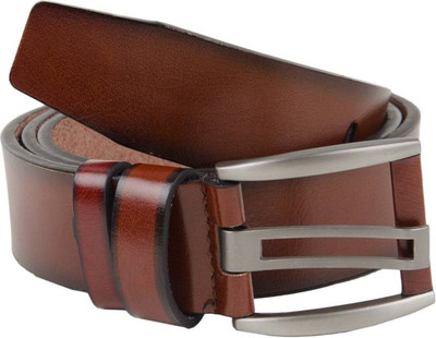

Cyclone Men Casual Brown Genuine Leather Belt
