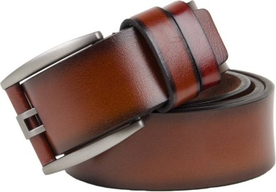 

Cyclone Men Casual Tan Genuine Leather Belt, Brown