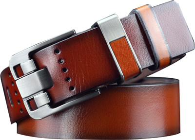 

Taslar Men Casual Brown Artificial Leather Belt