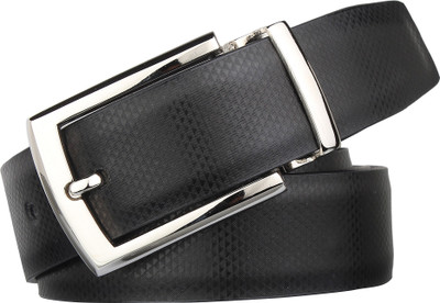 

Urban alfami Men Casual Black Texas Leatherite Reversible Belt