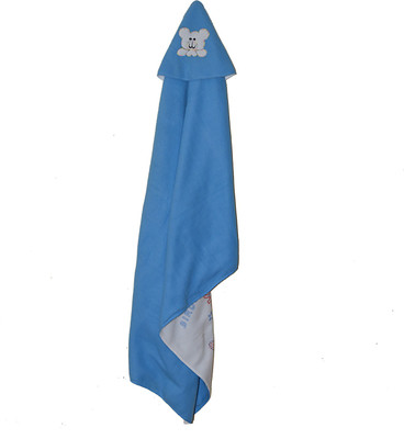 

Star Kids Self Design  Hooded Baby Blanket(Fur, Blue