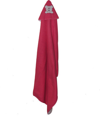 

Star Kids Self Design  Hooded Baby Blanket(Fur, Dark Pink