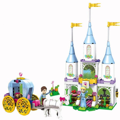 

Bestie Toys present cinderella princess & prince block construction toys for girls 240+pcs(Multicolor)