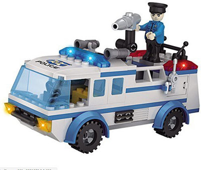 

Baby Tintin City Police Vehicle Building Blocks - Police Man Construction Toys for Kids, Children 368 PCS (4152)(Multicolor)