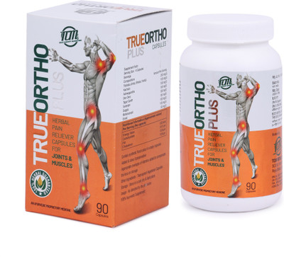 

TCM Trueortho Plus Herbal Pain Reliever Capsules For Joints & Muscles 90 Capsules. Capsules(90 g)