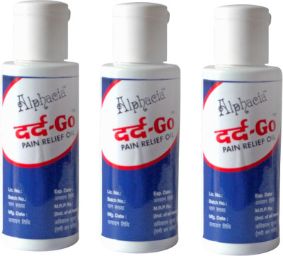 Alphacia Dard Go Pain Relief Oil Pack of 3 Liquid(3 x 60 ml)