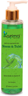

KAZIMA Neem & Tulsi Active Luxury Body Wash & Bath Shower Gel for Unisex with Aloe Vera, Rose, Lavender, Honey & Sandalwood(200 ml)