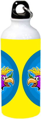 

SwagNStyles Yellow Bird Design Aluminium Sipper 600 ml Sipper(Pack of 1, Multicolor), White