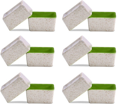 

caffeine Dip Ceramic Bowl Set(Green, White, Pack of 12)