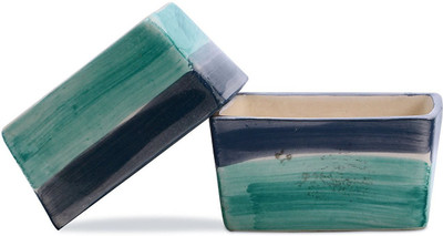 

caffeine Dip and Sauce in Seagreen and Grey Studio (Set of 2) Ceramic Bowl Set(Green, Grey, Pack of 2)