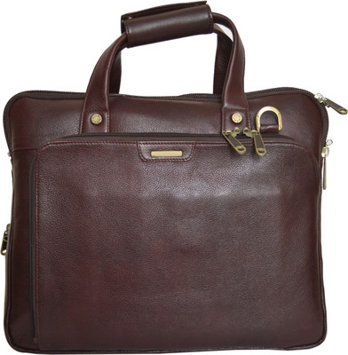 

Swiss SWISSLEATHERSHOULDER LAPTOPBROWN Medium Briefcase - For Men & Women(BROWN)