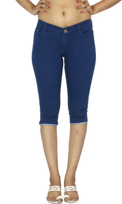 FCK-3 Women Blue Capri