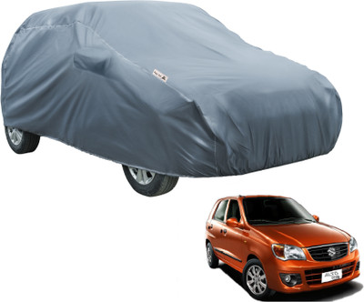 Fit Fly Car Cover For Maruti Suzuki Alto K10 (With Mirror Pockets)(Grey)