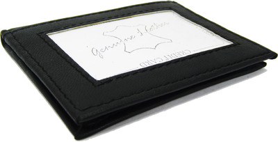 

Peacock Mundkar Boys Casual Black Artificial Leather Card Holder(8 Card Slots)