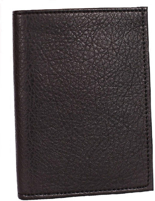 

FERRET Men Casual Black Artificial Leather, Genuine Leather Card Holder(9 Card Slots)