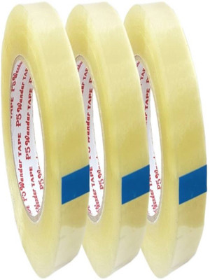 

AutoVHPR .75 Inch Width 65 Meter Roll Length Transparent A Pack of 3 Cello Tape CelloTape (Manual)(Set of 3, Transparent)