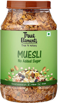 

True Elements No Sugar Muesli 1 Kg(1000 g, Plastic Bottle)