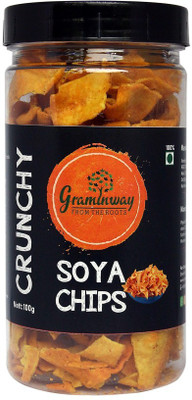 Graminway CRUNCHY SOYA CHIPS PACK OF 2 Chips(200 g)