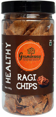 

Graminway Healthy Ragi Chips Pack of 2 Chips(200 g)