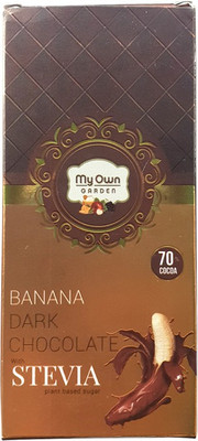 

my own garden Stevia Banana Dark Chocolate Bars(35 g)