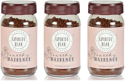 

Country Bean Hazelnut 3 Instant Coffee 180 g(Pack of 3, Hazelnut Flavoured)