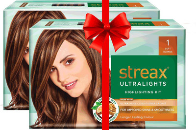 

Streax Ultralights Highlighting Kit Soft Blonde(Set of 2)