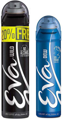 EVA Deodorant Spray, Deodorant Spray - For Women(250 ml, Pack of 2)