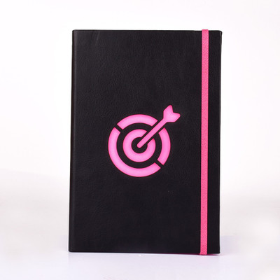 

Flipkart SmartBuy A5 Notebook(Target PU Hard Bound Notebook With Lasercut, 200 Pages Size (5.8" x 8.3"), Black)