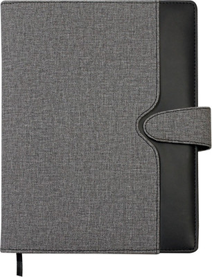 

Imagine Products B5 Notebook(HARD NOTEBOOK WITH LOOPI, Grey, Black), Black;grey