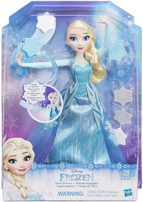 

Frozen Snow Powers Elsa Blonde Doll(Blue)