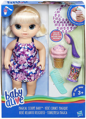 

BABY ALIVE Magical Scoops Baby Blonde(Multicolor)