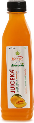 

Juiceka Mango Fruit Drink With Alovera Pulp 300 ML Pack Of 12 Bottles(12 x 300 ml)