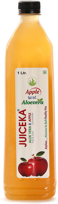 

Juiceka Apple Fruit Drink With Alovera Pulp 1 LTR Pack Of 4 Bottles(4 x 1000 ml)
