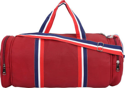 

Duty Free Travel Duffel Bag Gym Sports Luggage| Duffle Bags For Men & Women. Gym Bag(Maroon)