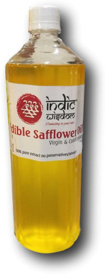 

IndicWisdom Edible Safflower oil Safflower Oil Plastic Bottle(1000 ml)