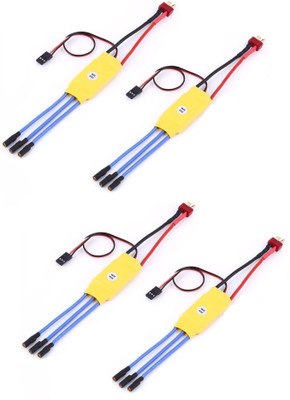 

INVENTO 4pc 30A ESC 30Amp Brushless Electronic speed controller ESC- F450 Quadcopter DJI Electronic Components Electronic Hobby Kit