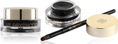 

Hilary Rhoda HR-999 24H Long Lasting Waterproof 2 In 1 Studio Touch Gel Kajal Eyeliner Cake, 4.5 g(Black)