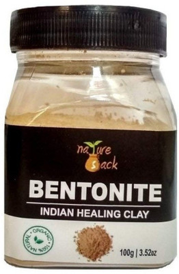 

NatureSack NatureSack's 100% Pure Bentonite Clay Powder - 100gm pack. Healing & Detoxifying clay used for Clay Mask, Face & Body Detox.(100 g)