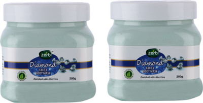 

Zerb Diamond Face & Body Mask Remove Dirt/ Tan Enriched With Aloe Vera(200 g)