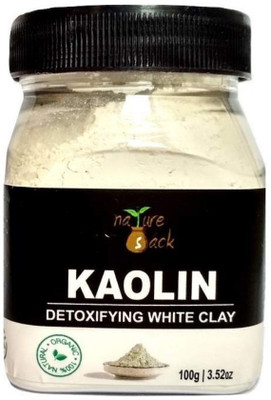 

NatureSack 100% Pure, Natural White Kaoline Clay Powder - 100g pack. For Face Masks, Acne, Blackheads, Pigmentation(100 g)